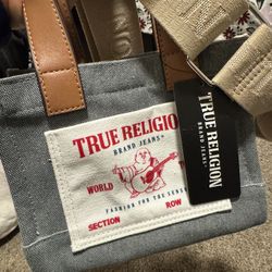 TRUE RELIGION SMALL TOTE BAG