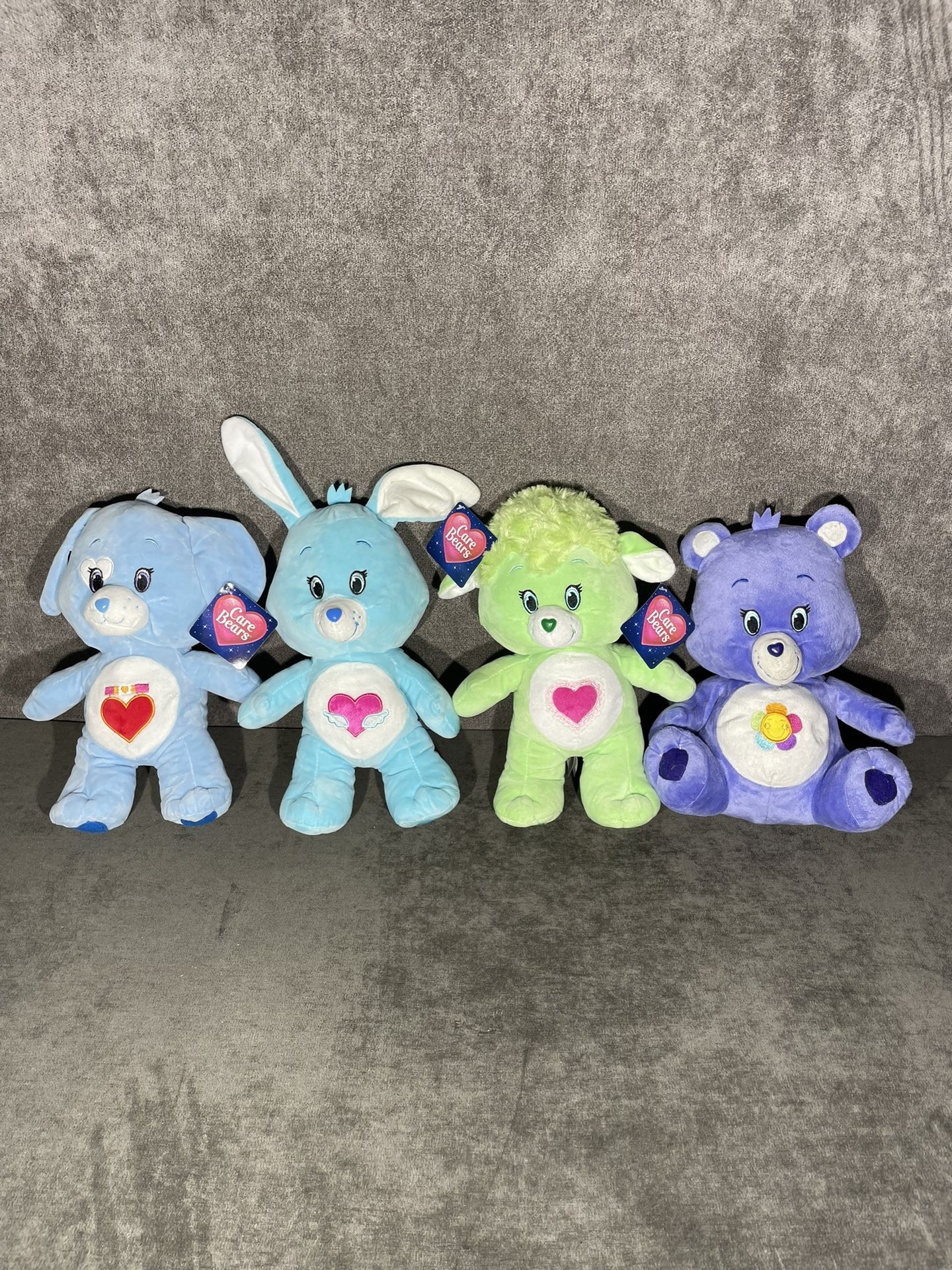 Care Bear Plush Bulk Lot of 4 Stuffed Animals Kids Collectors 2017 KellyToy NWT