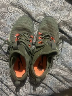 Green And Orange Nike Sneakers