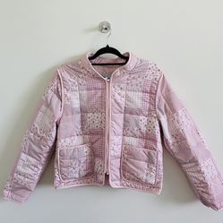 Light Puff Jacket In Pink.