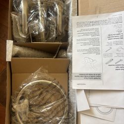 Two Handle Lavatory Faucet and 3 Piece Bath Set 
