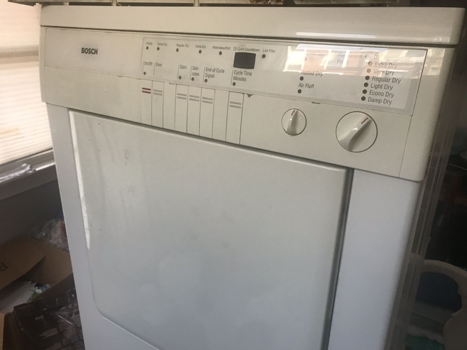 Bosch dryer