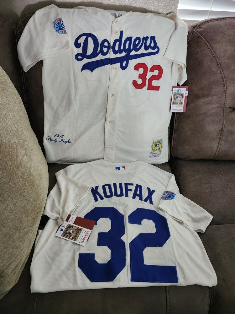 Dodgers Sandy Koufax World Series Champions Jersey