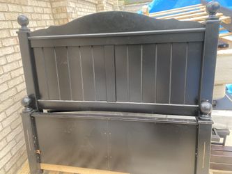 Wood Full Size Bed Frame Only