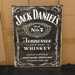 Old metal Tin sign in good condition👍🏻16”x13”