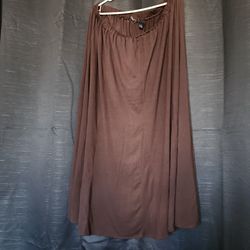 Brown skirt 3x