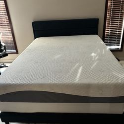 Queen Bed + Bed frame 