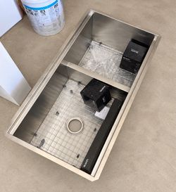 NEW Ruvati RVH8359 36” Undermount Workstation Kitchen Sink – Double Bo