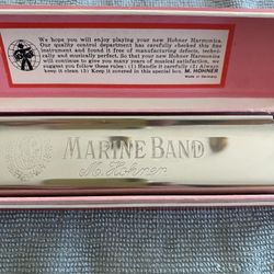  Musical Instrument: Marine Band No. 365 Harmonica