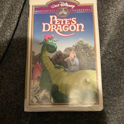Vintage PETE'S DRAGON Walt Disney Classics VHS Tape Clamshell Case