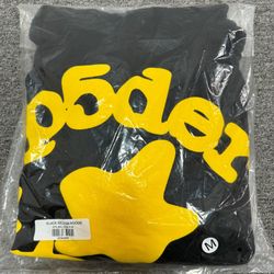 Yellow Sp5der Hoodie