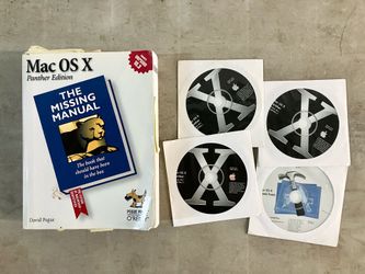 Apple OS X 10.3 Panther Software