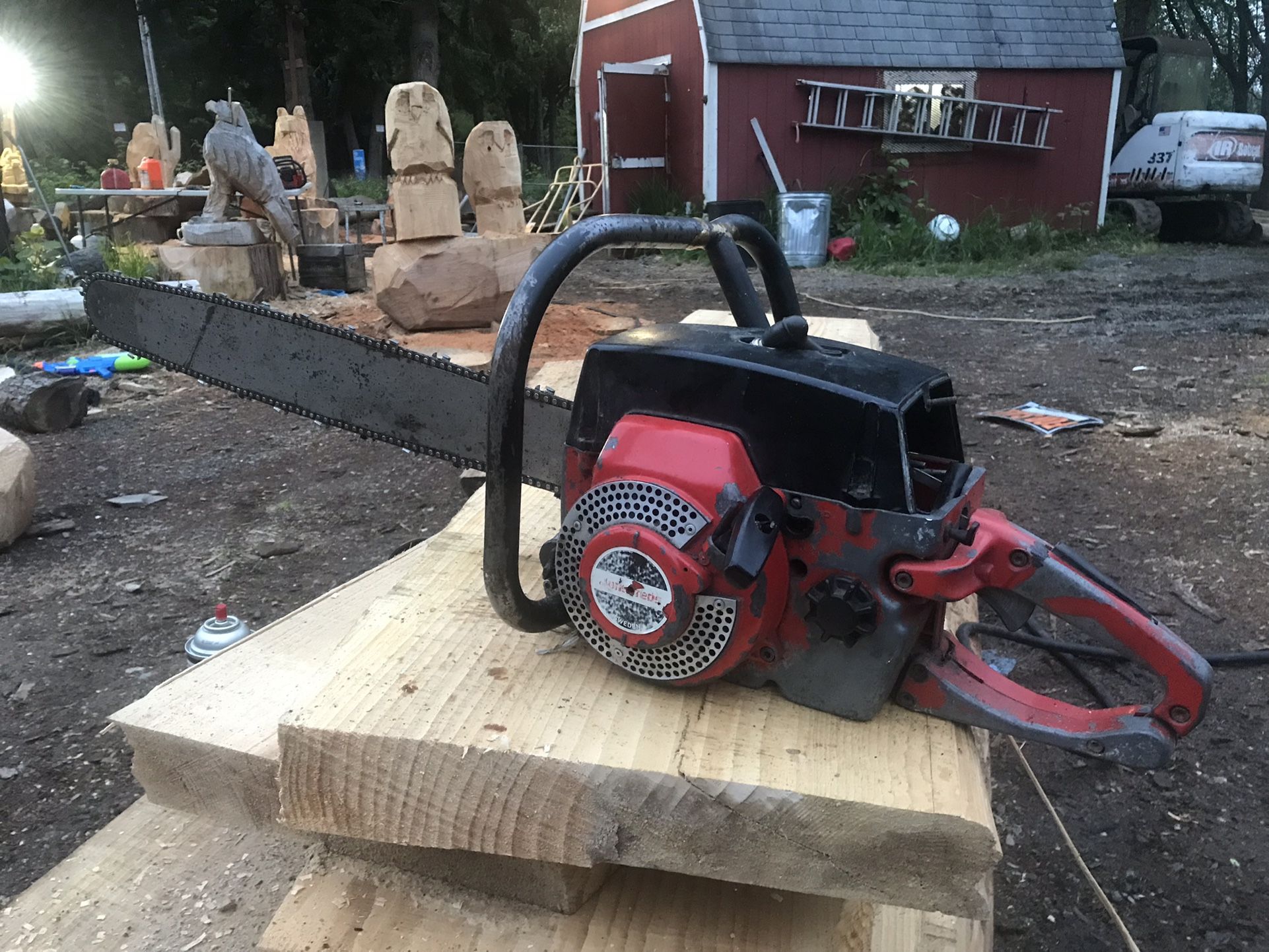 Vintage Jonsered 80? 81? 90? Chainsaw (28” Bar) (Project Saw)