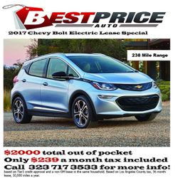 2017 Chevy bolt lease