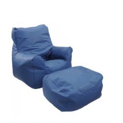 Children’s Bean Bag Chair With Foot Rest 