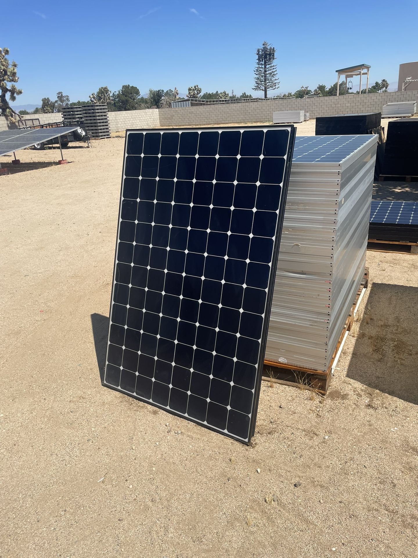 Sunpower 327 watt mono used solar panels 6 month warranty, 150 each plus tax measures 61 3/8x 41 1/4 I also have cheaper 260 watt panels for 85 each