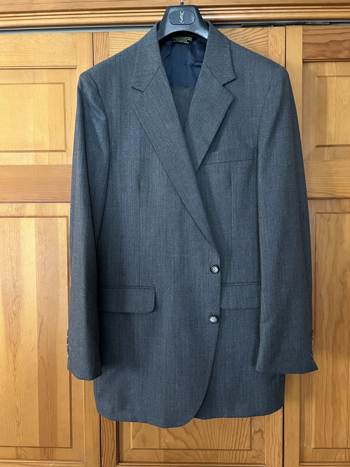 Brooke & Deane Gray Blue 2 Piece Suit