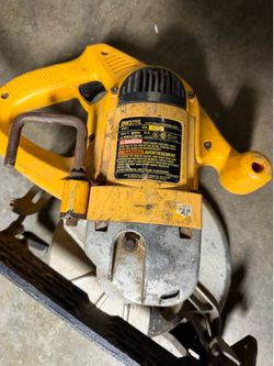 Dewalt corded saw with diamond blade
