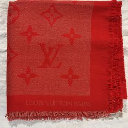 Louis Vuitton Red Shawl