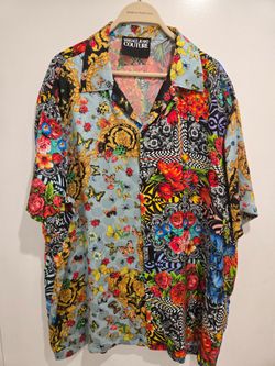 Versace Jeans Couture Floral Print Shirt