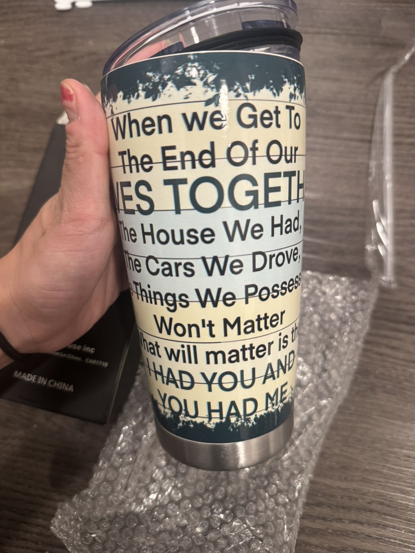 20oz double wall Stainless tumbler