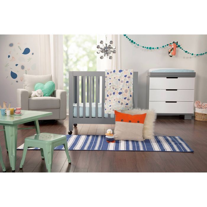 Babyletto Grey Origami Crib Set
