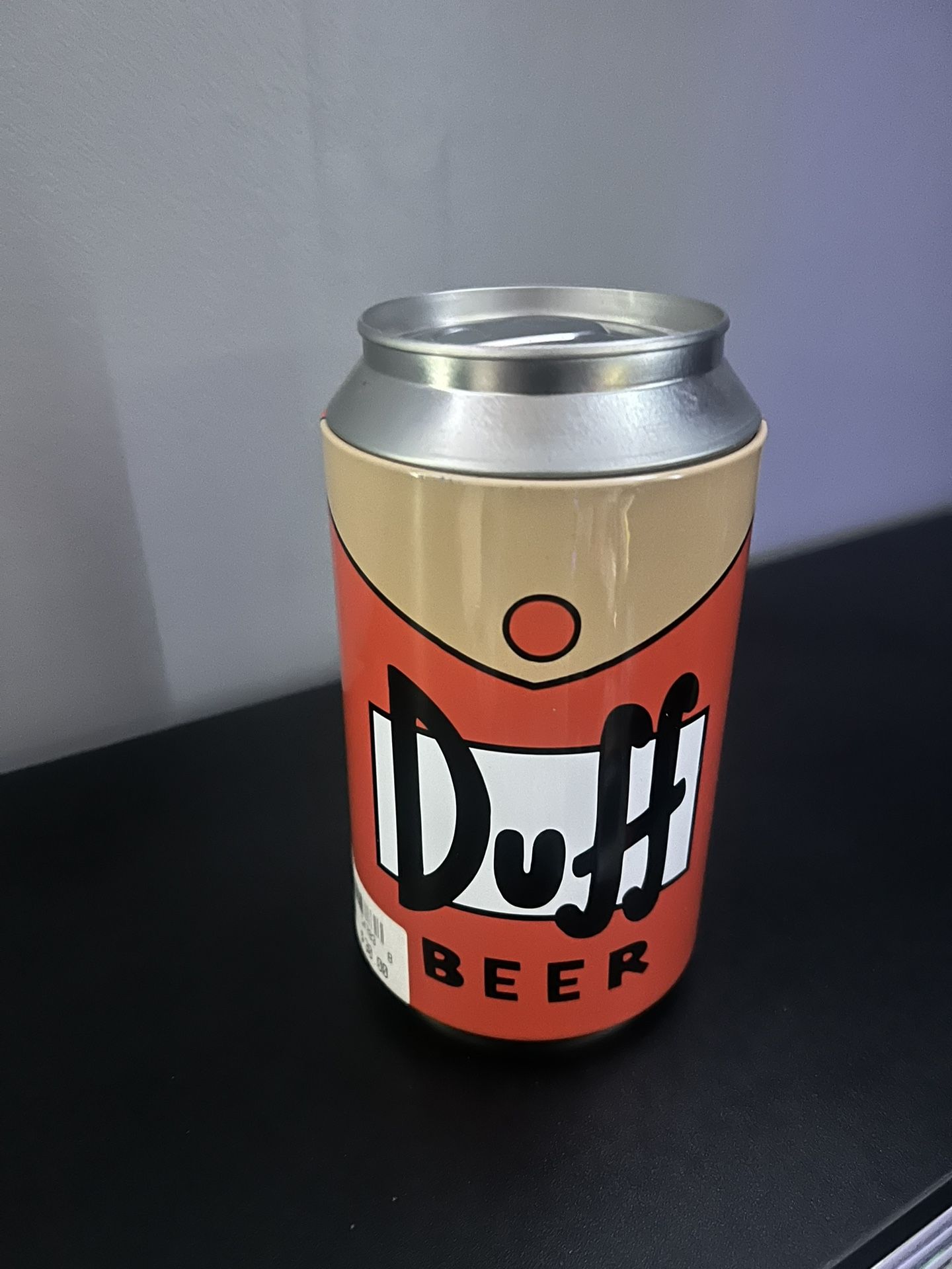 Universal Studio Duff Beer Can w/ Homer Simpson T-shirt Inside XL