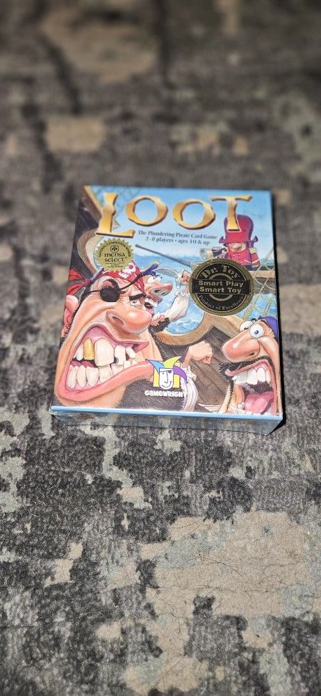 LOOT The Plundering Pirate Card Game (2005) by GAMEWRIGHT Brand New & Sealed!!