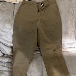 Boys Izod Flat Front Uniform Pants