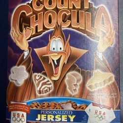 🧛 Count Chocula Cereal Box – Sealed Team USA Olympics