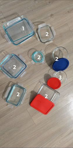 Pyrex containers