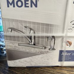 MOEN Kitchen Faucet $60 Chrome Finish 