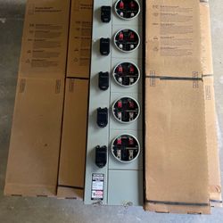 Siemens WMM51125 1-Phase 3-Wire 5-Meter Power Mod Modular Metering Ring Type