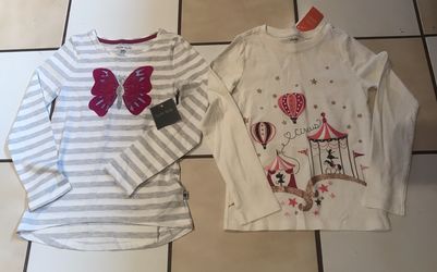 NEW Girls M Long Sleeve Tops