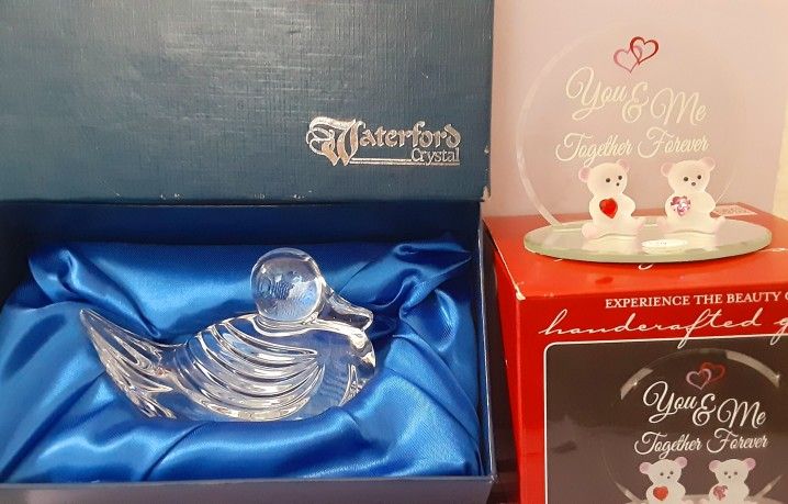 Waterford Crystal/valentines Bears