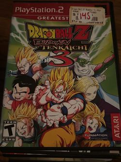 Dragon Ball Z Budokai Tenkaichi 3 PS2