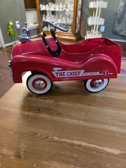 The Chief Fire Dept. Retro Pedal Car