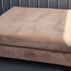 Large Beige Ottoman