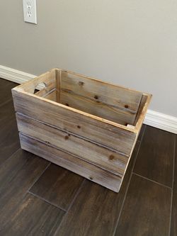 Decor Wood Box 16" L 11" H 10 W