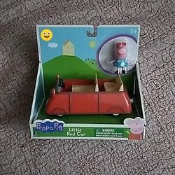 PEPPA PIG RED CAR WITH FIGURE NEW TOYS $20