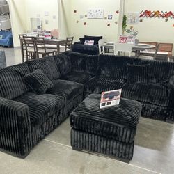 Black Sectional 