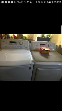 LG Washer and Dryer