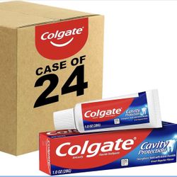 Colgate Toothpaste 1oz Trial Size – Lot of 24 Travel Size Tubes Great Regular