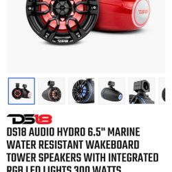 Speaker Towers 6.5 Marine RGB Utv Sxs Boat 