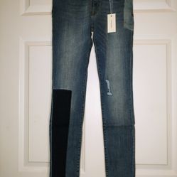 Warp & Weft, Skinny JFK, Size 14, Cielo