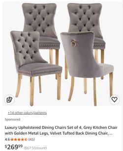 4 dining room chairs