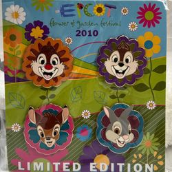 Disney Epcot Flower and Garden Festival 2010 - LE 500 Collector's Set - 2010