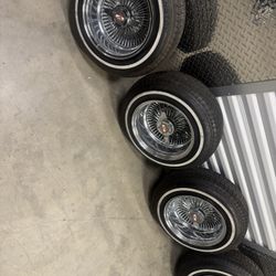 Lowrider Wire Wheels 13x7 Chrome 