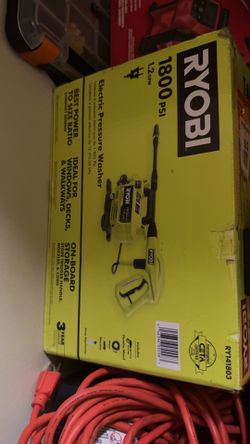 Ryobi 1800 electric power wash washer