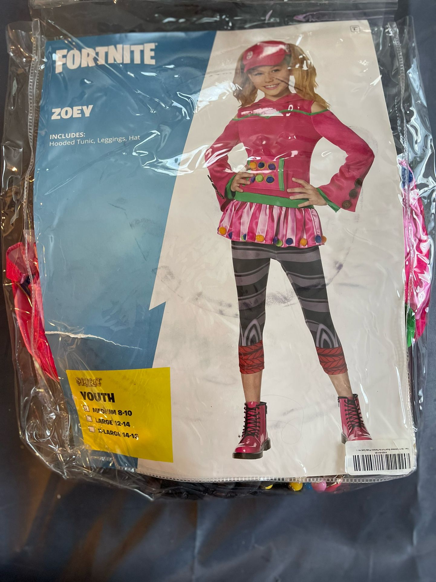 Fortnite Zoey Costume Girl Size 8-10